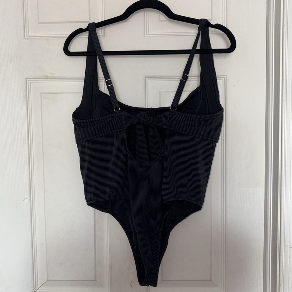 Swimsuits For All Camille Kostek She’s Iconic Underwire Brazilian One Piece - Picture 3 of 9